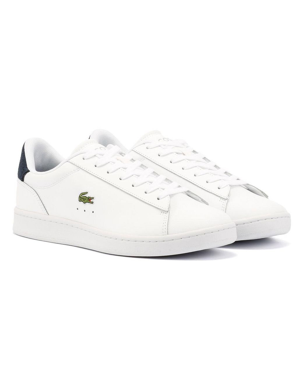 Lacoste Carnaby Leather Men's White Trainers - Uk 6 for men
