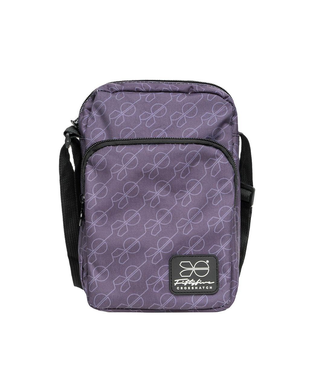 Crosshatch Purple Westernby Mini Crossbody Bag for men