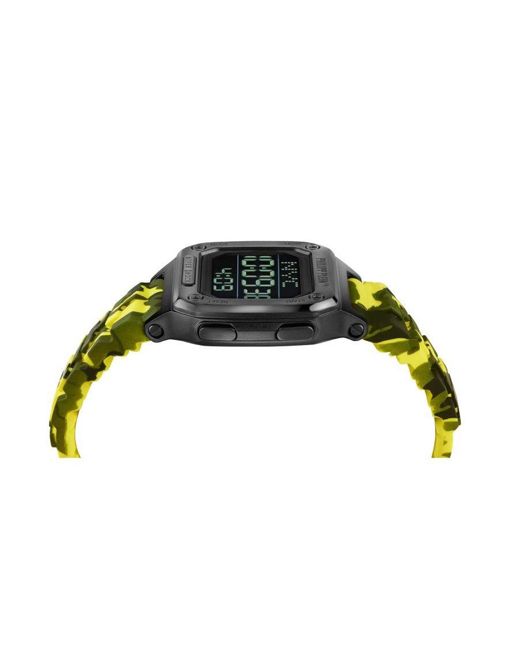 Philipp Plein Gray Hyper $Hock Watch Pwhaa1722 Silicone