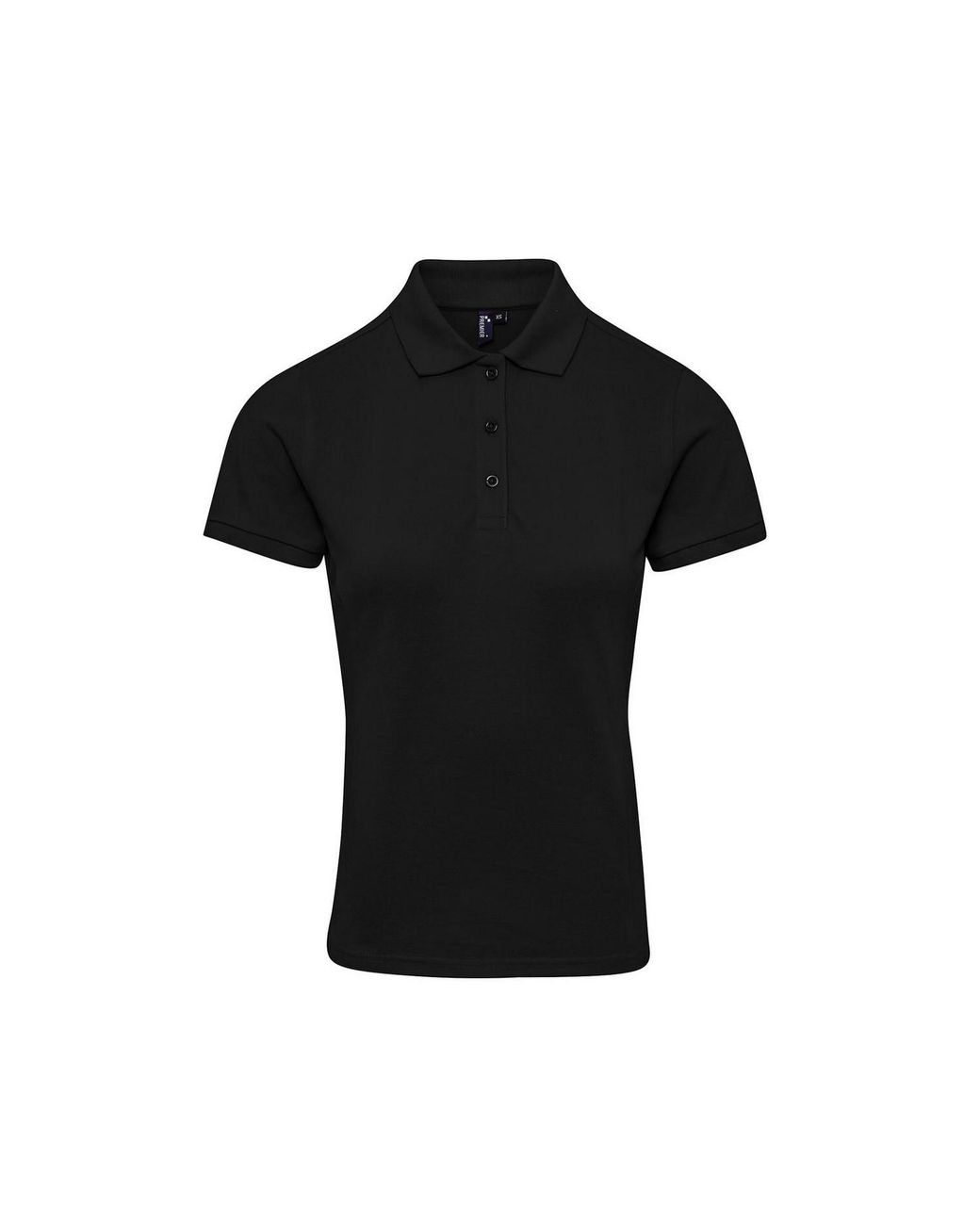 PREMIER Black Ladies Coolchecker Plus Polo Shirt
