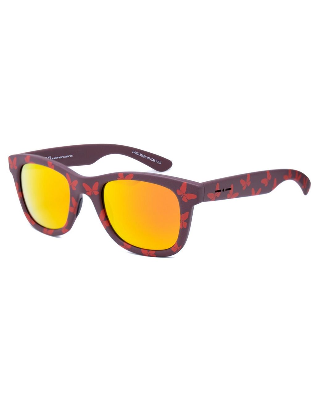 Italia Independent Orange Sunglasses 50/20/140 Mm Acetate