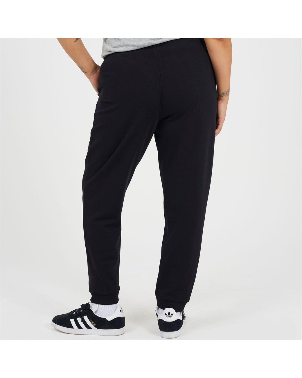 Brave Soul Blue Plus Size Solid Colour Jogging Bottoms
