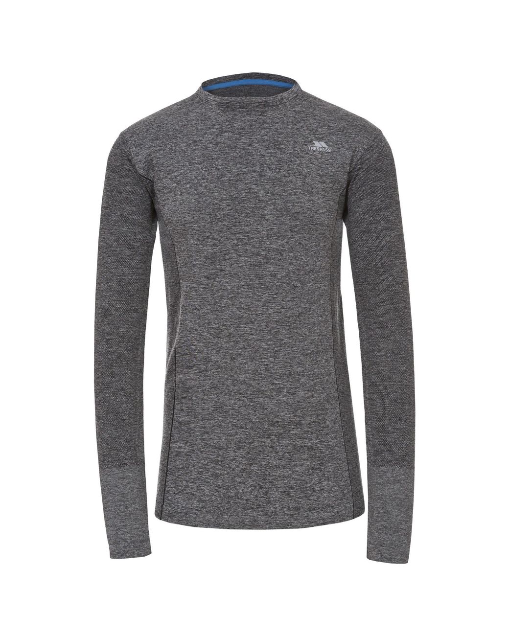 Trespass Gray Timo Long Sleeve Active Top for men