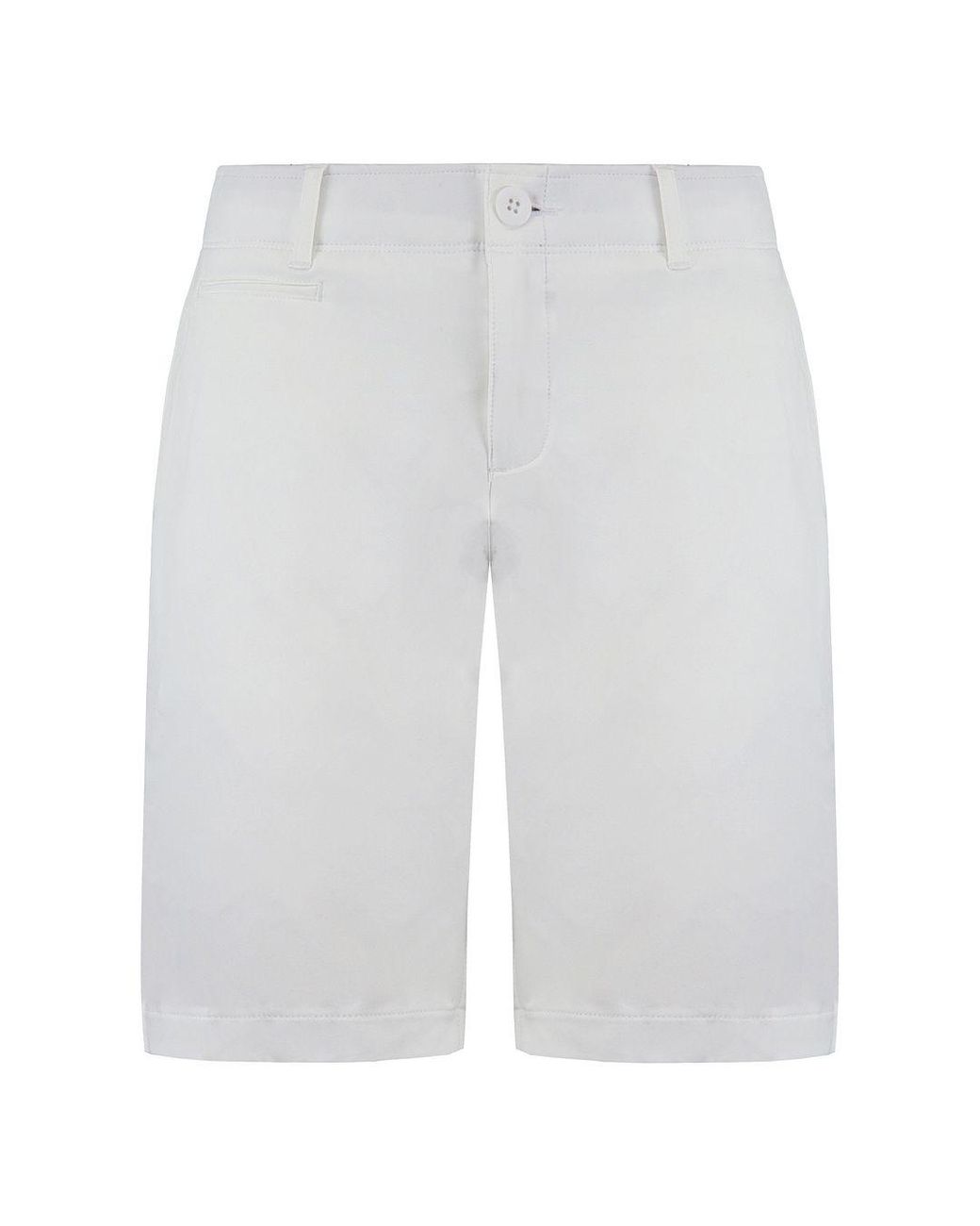 Under Armour White Golf Fitted 9" Shorts