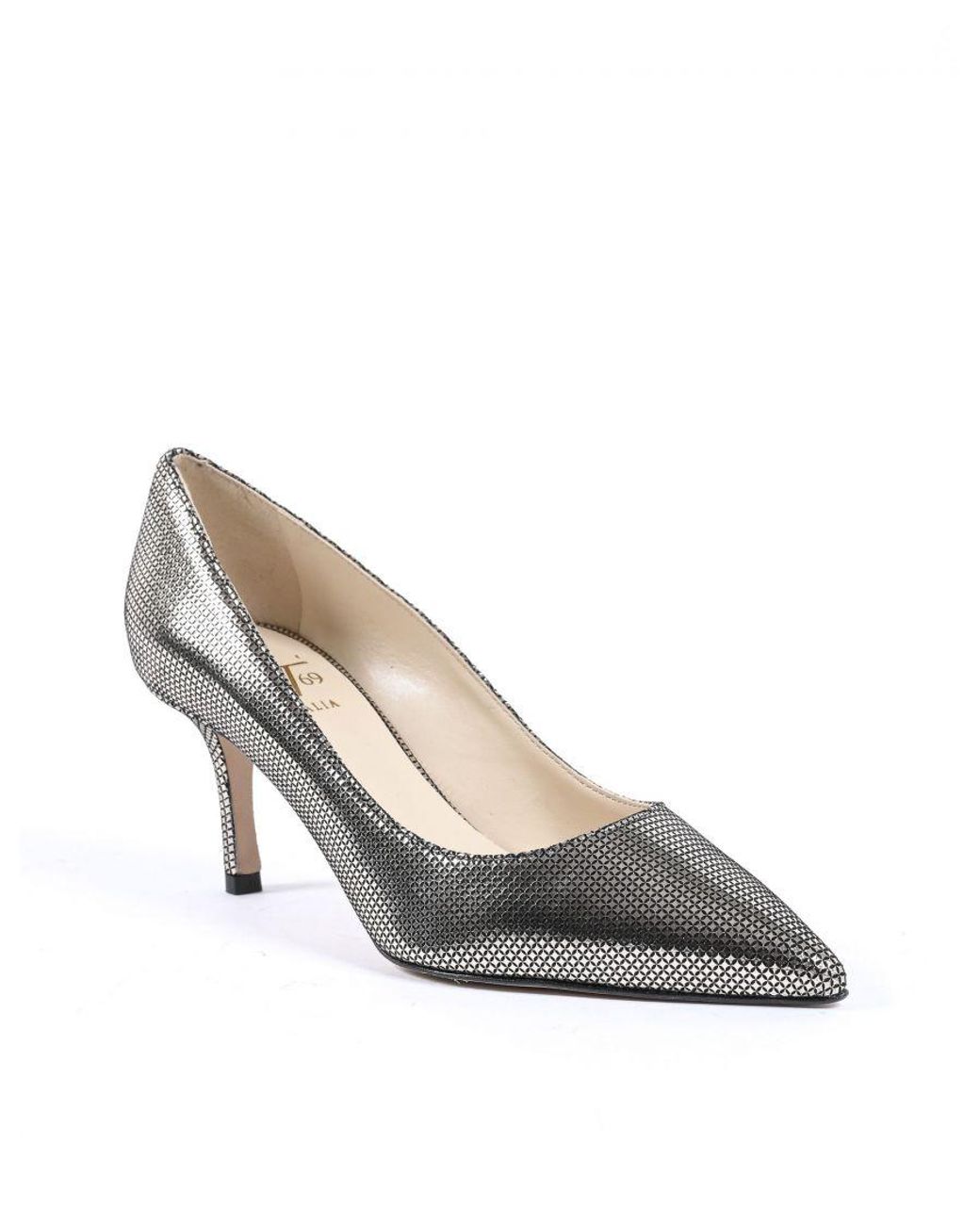 Versace 19.69 Abbigliamento Sportivo Gray 19V69 Pump Ines65 Stampato Oro Leather