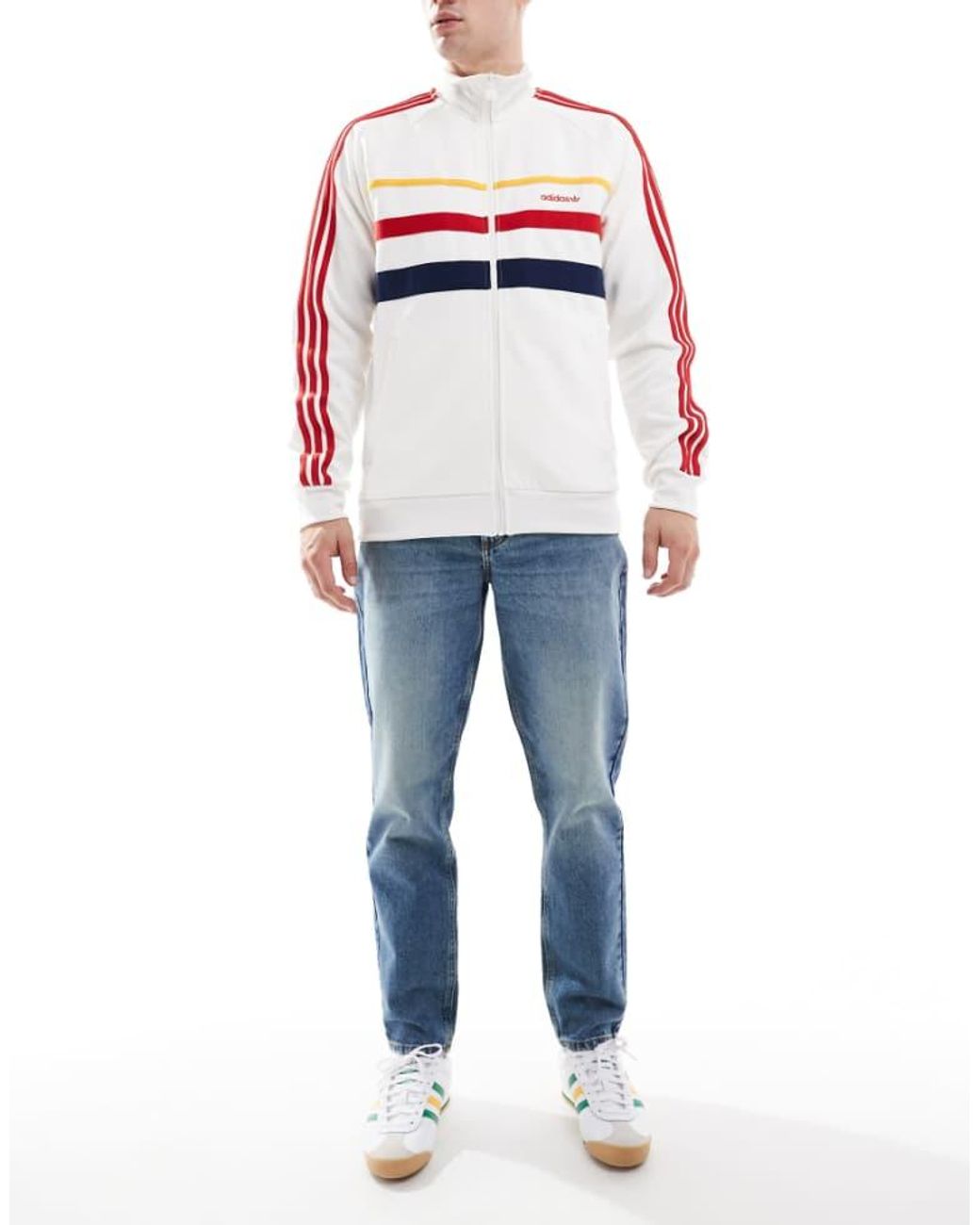 ASOS Blue Tapered Fit Jeans for men