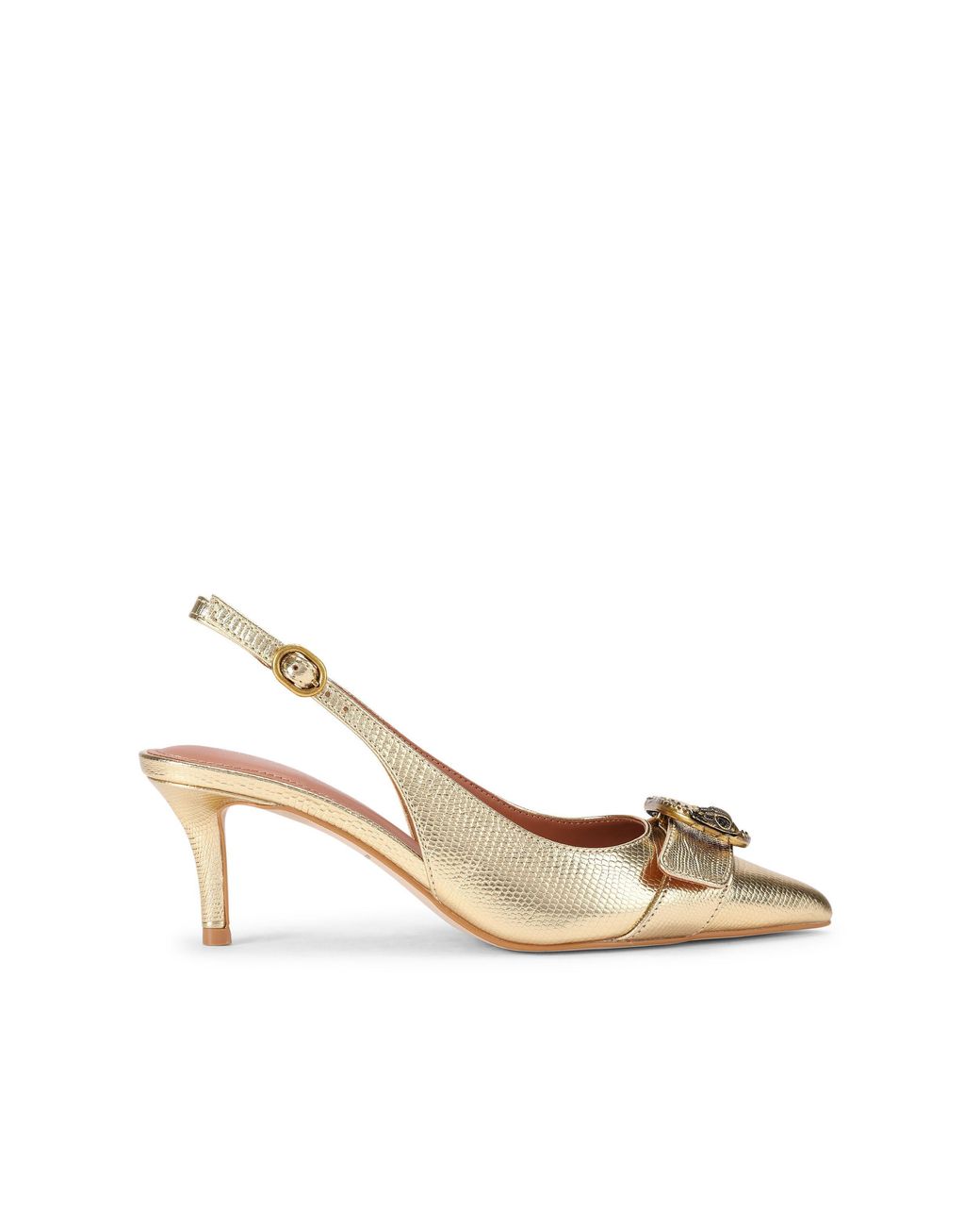 Kurt Geiger Metallic Kgl Mayfair Sling Sm Egl Heels