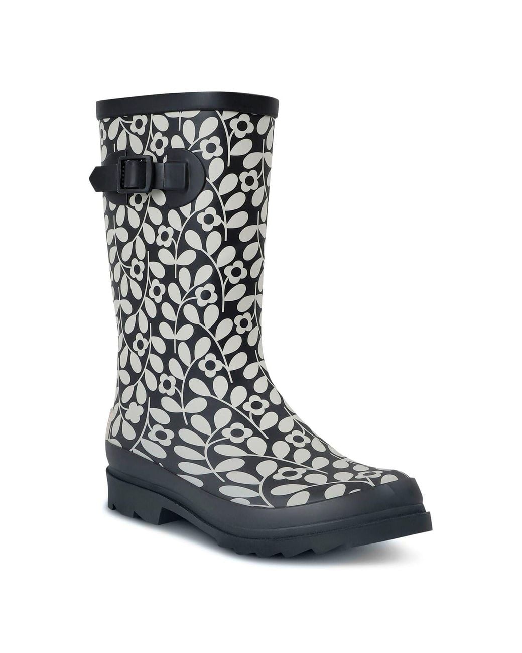 Regatta Blue Orla Quarter Wellington Floral Rain Boots