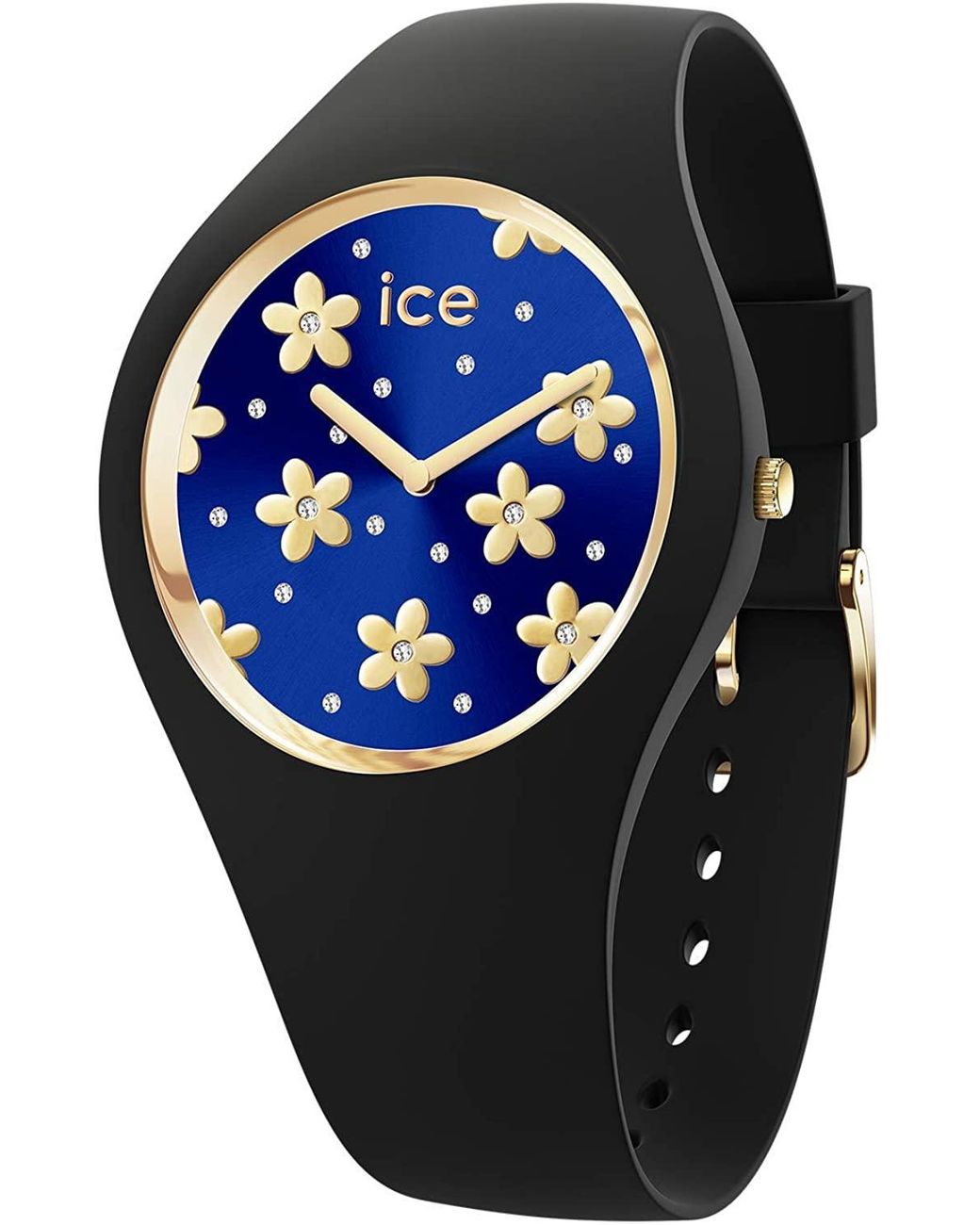 Ice-watch Black Ice Watch Flower 017579 Silicone