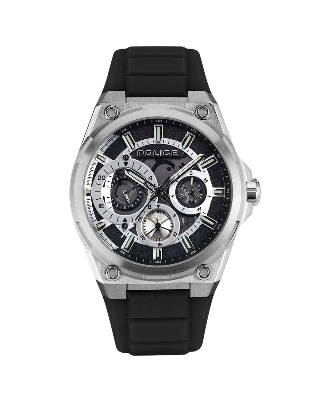 Police Black Watch Quartz Stainless Steel for men