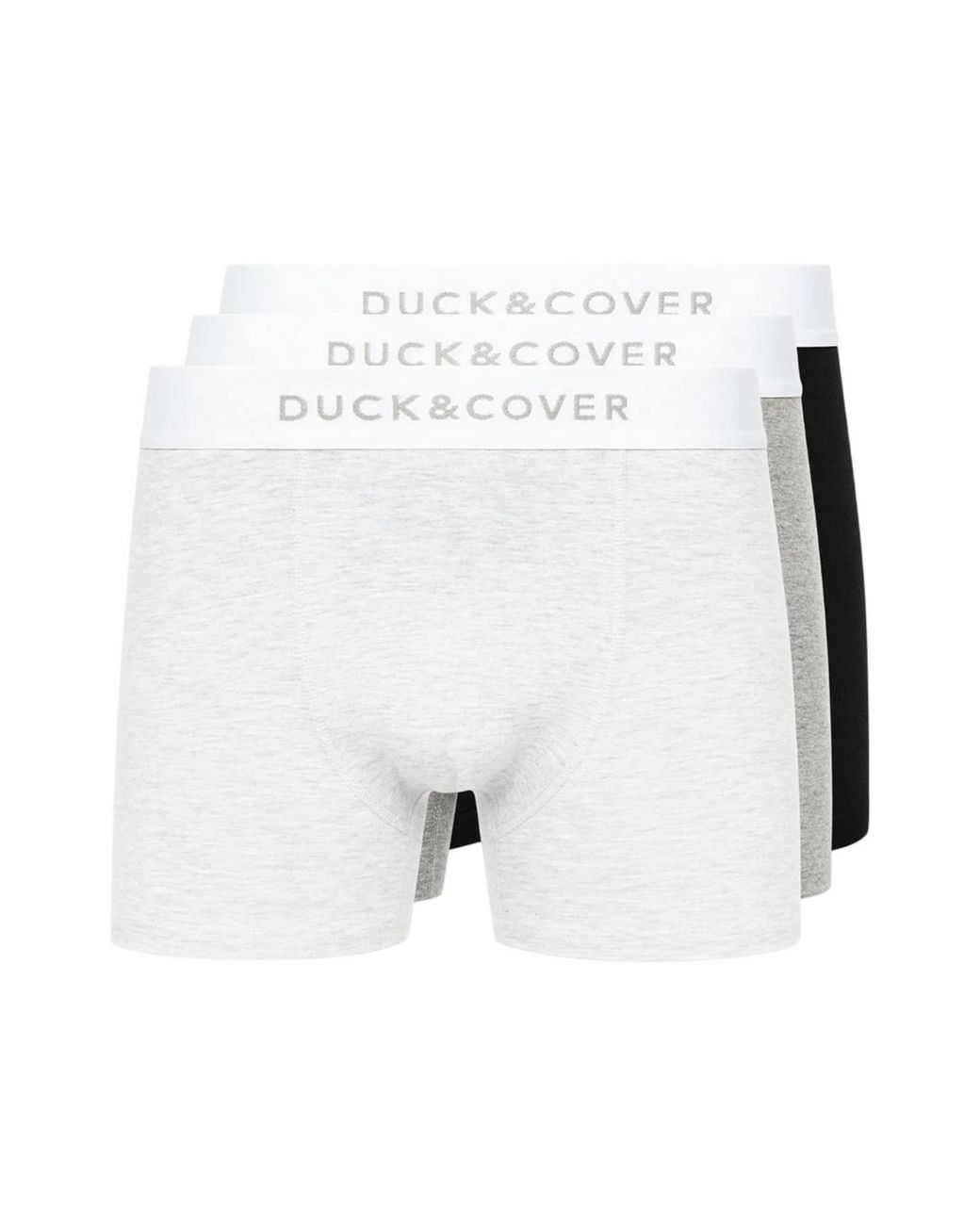 Duck and Cover White Sagnet Boxer Shorts (Pack Of 3) for men