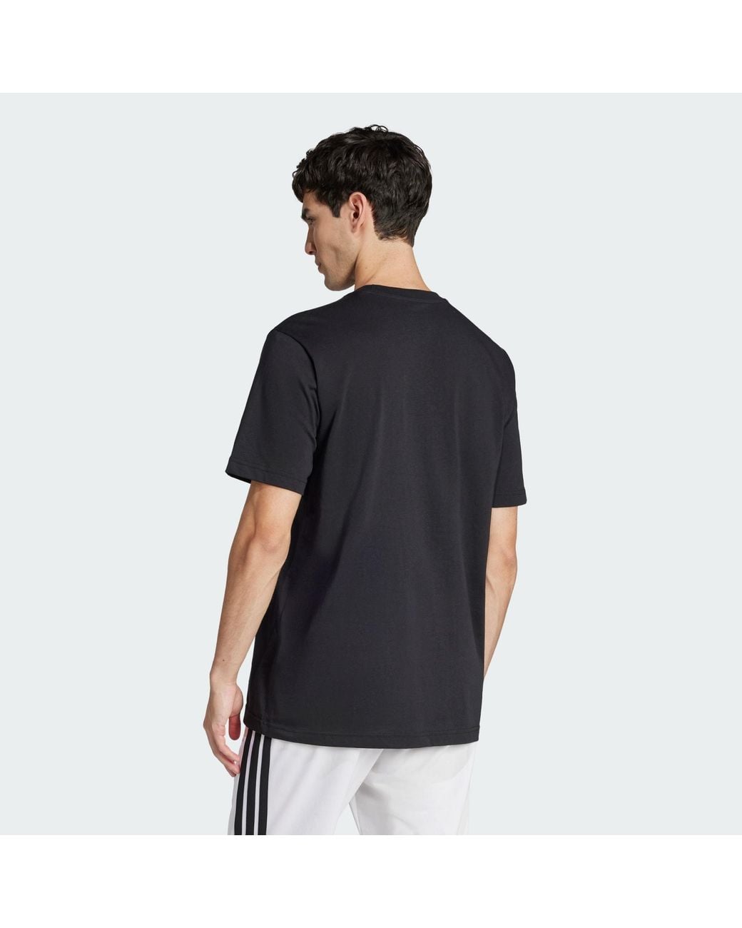 Adidas Black Camo Shape Graphic Tee for men