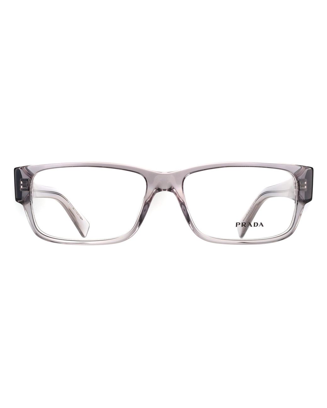 Prada Brown Rectangular Transparent Ocean Prb09V for men