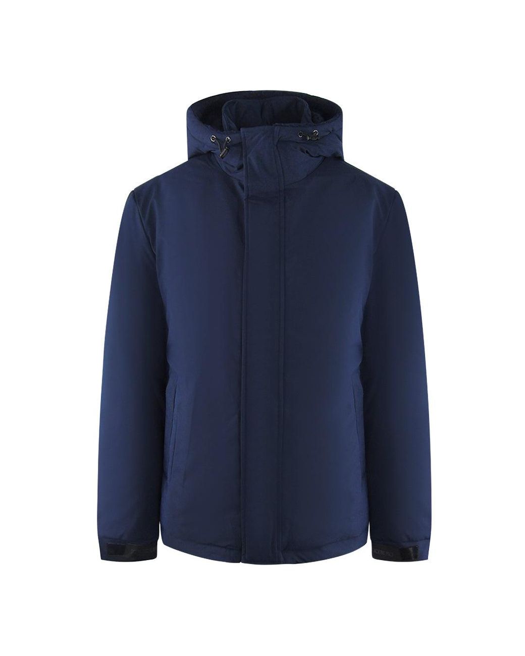 Ice Iceberg Blue Plain Hooded Jacket for men