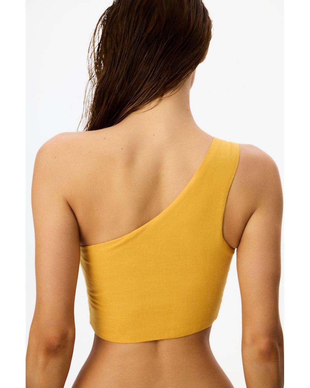 Penti Orange Crop Cut-Out Bandeau Bodysuit