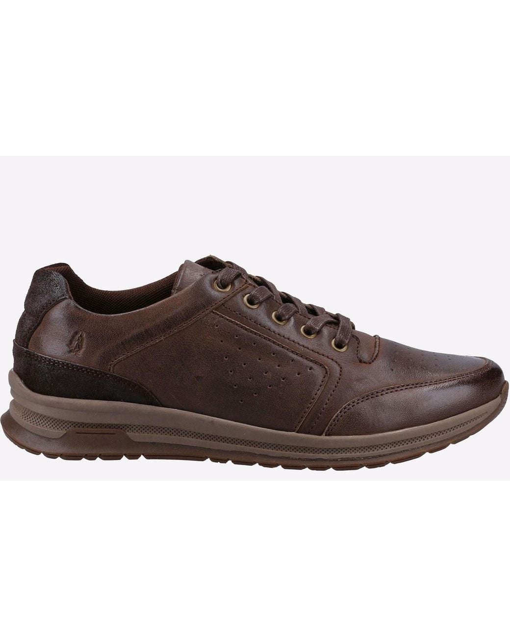 Hush Puppies Brown Joseph Memory Foam Shoes for men