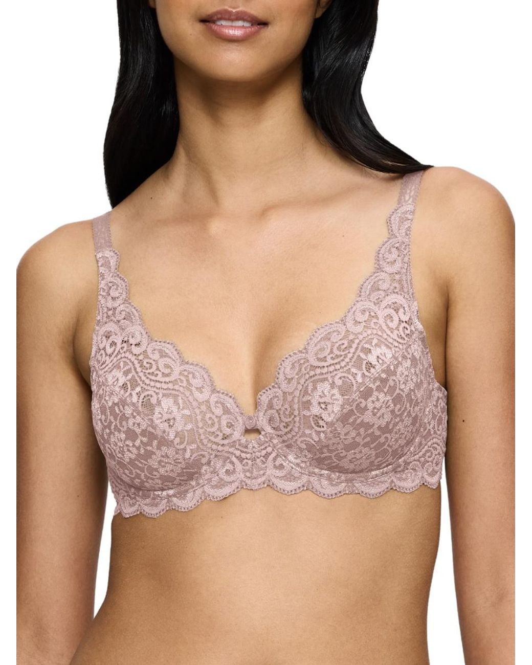 Triumph Brown Amourette W High Apex Bra