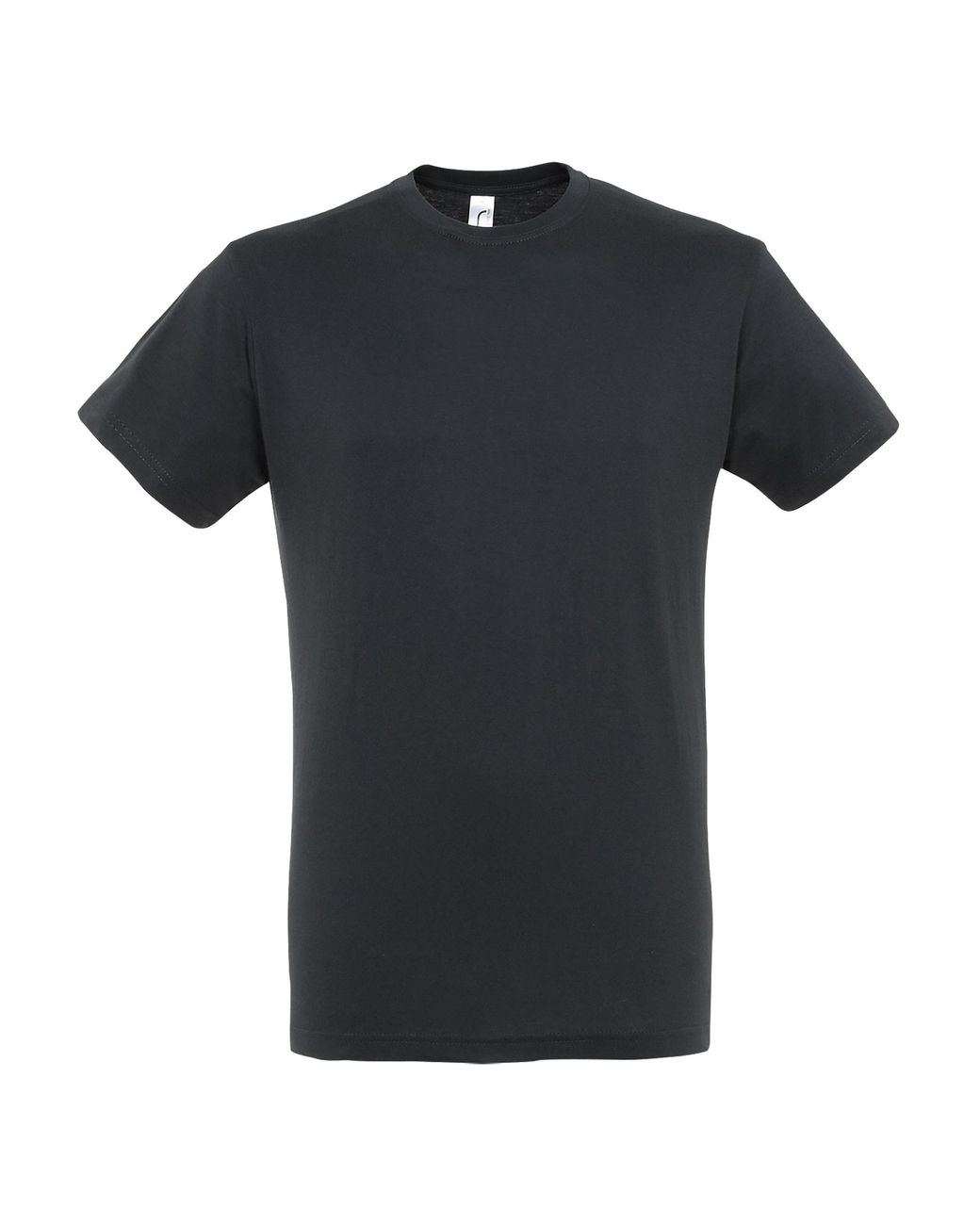 Sol's Black Regent Short Sleeve T-Shirt (Mouse) for men