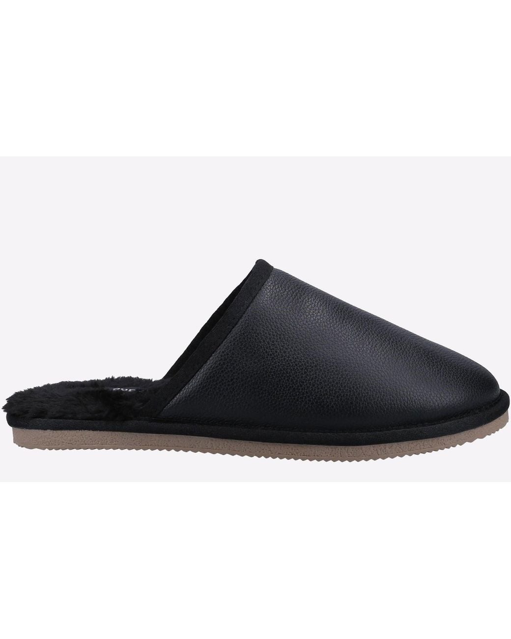 Hush Puppies Black Coady Memory Foam Slippers for men