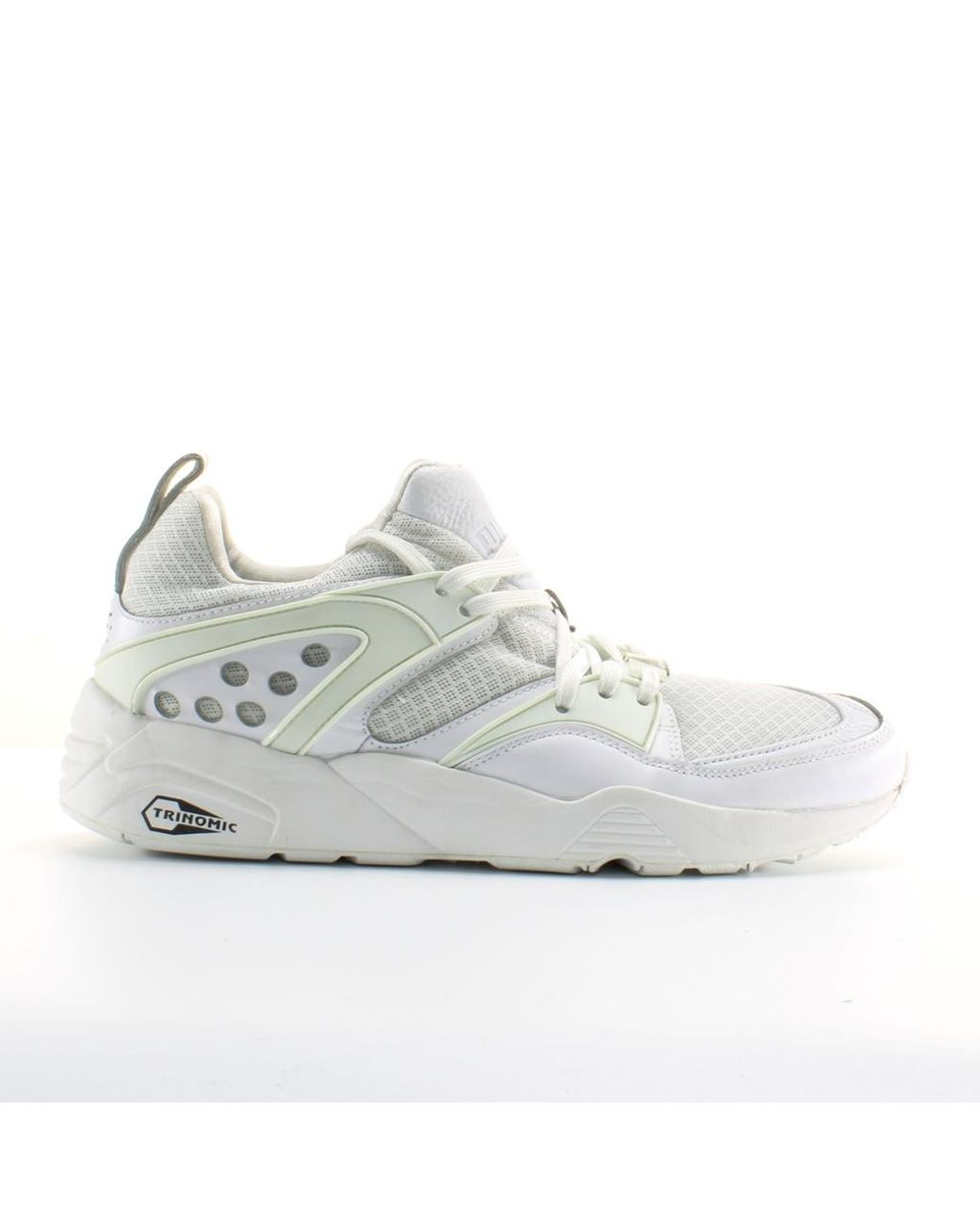 PUMA White Blaze Of Glory Yin Yang Synthetic Lace Up Trainers 359687 01 for men