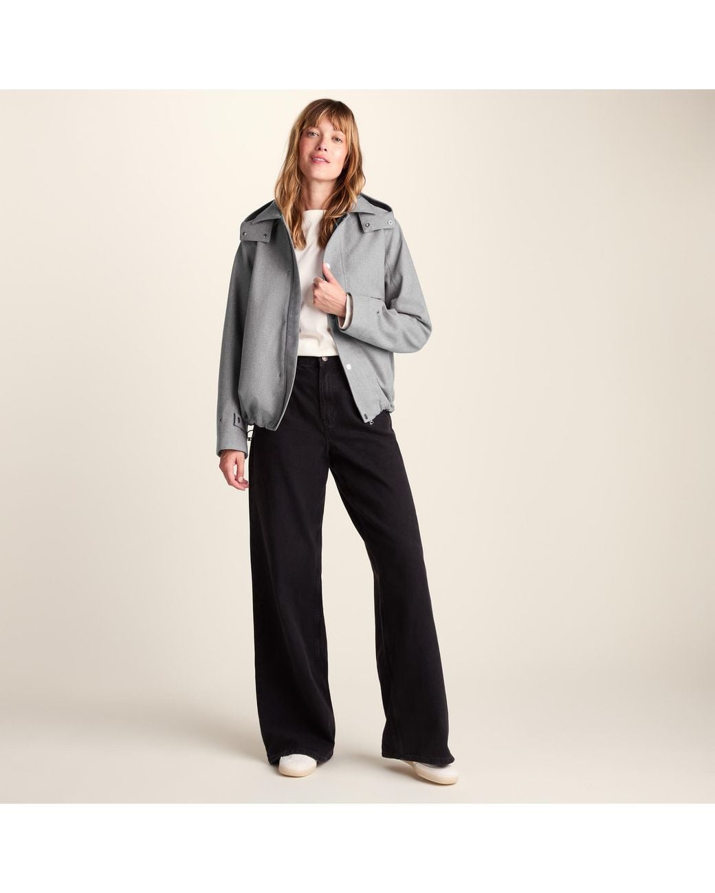 TOG24 Blue Robyn Waterproof Short Trench Coat