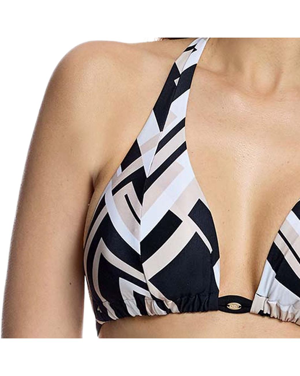 Ory Black Bikini Top With Adjustable Triangle Cup W262009