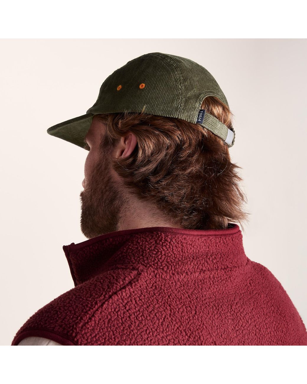 TOG24 Red Calderwood Corduroy Cap