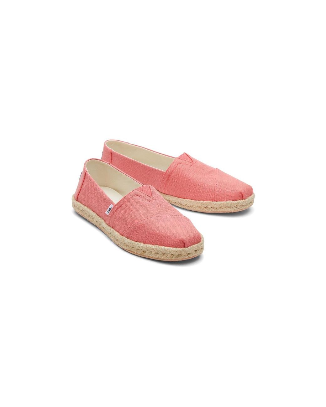 TOMS Pink Alpargata Rope Lyocell Espadrilles