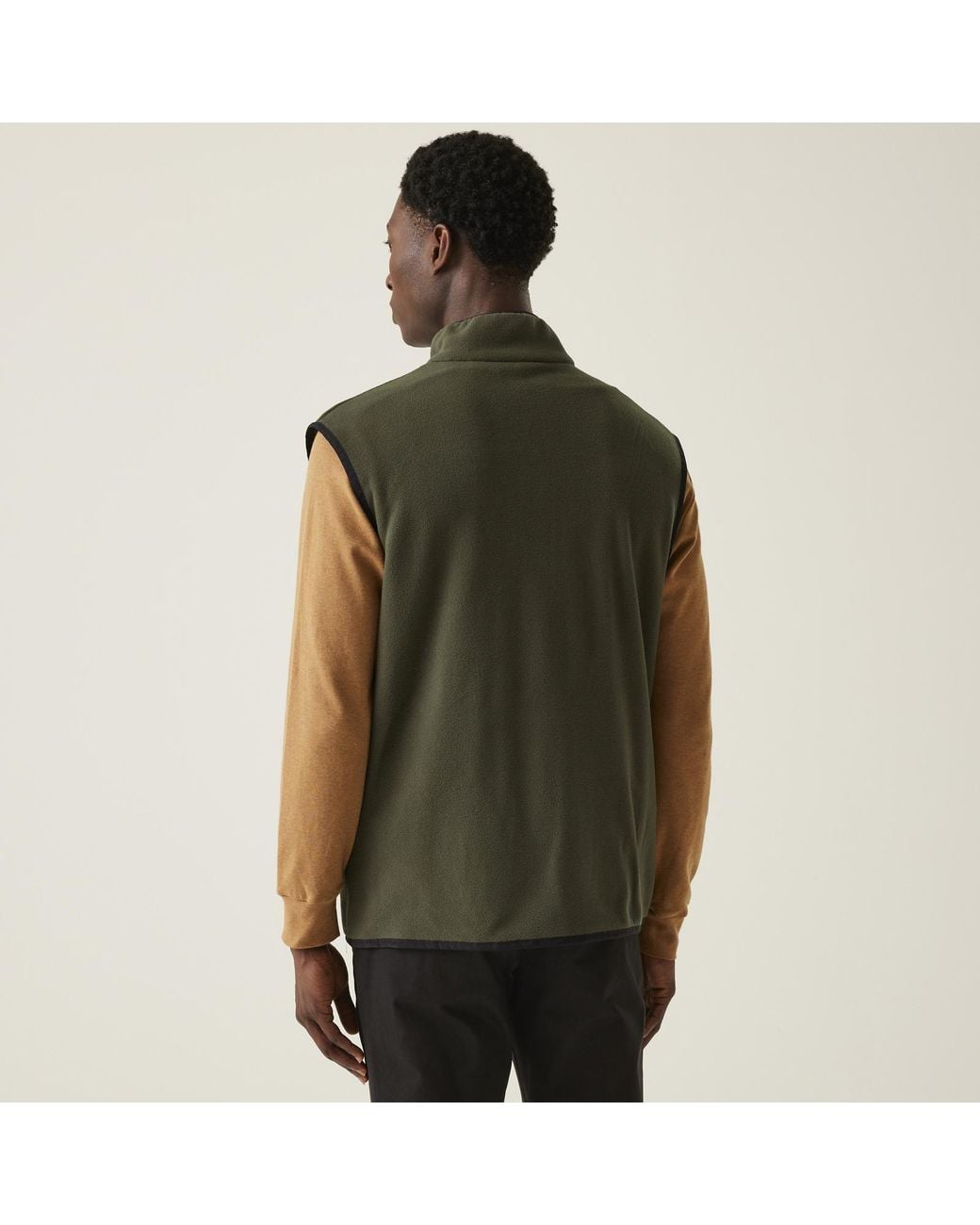 Regatta Green Frankie Full Zip Outdoor Warm Winter Fleece Bodywarmer Gilet for men