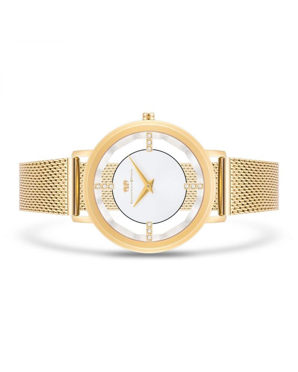 Rhodenwald & Söhne Metallic Stainless Steel Watch 36,0Mm