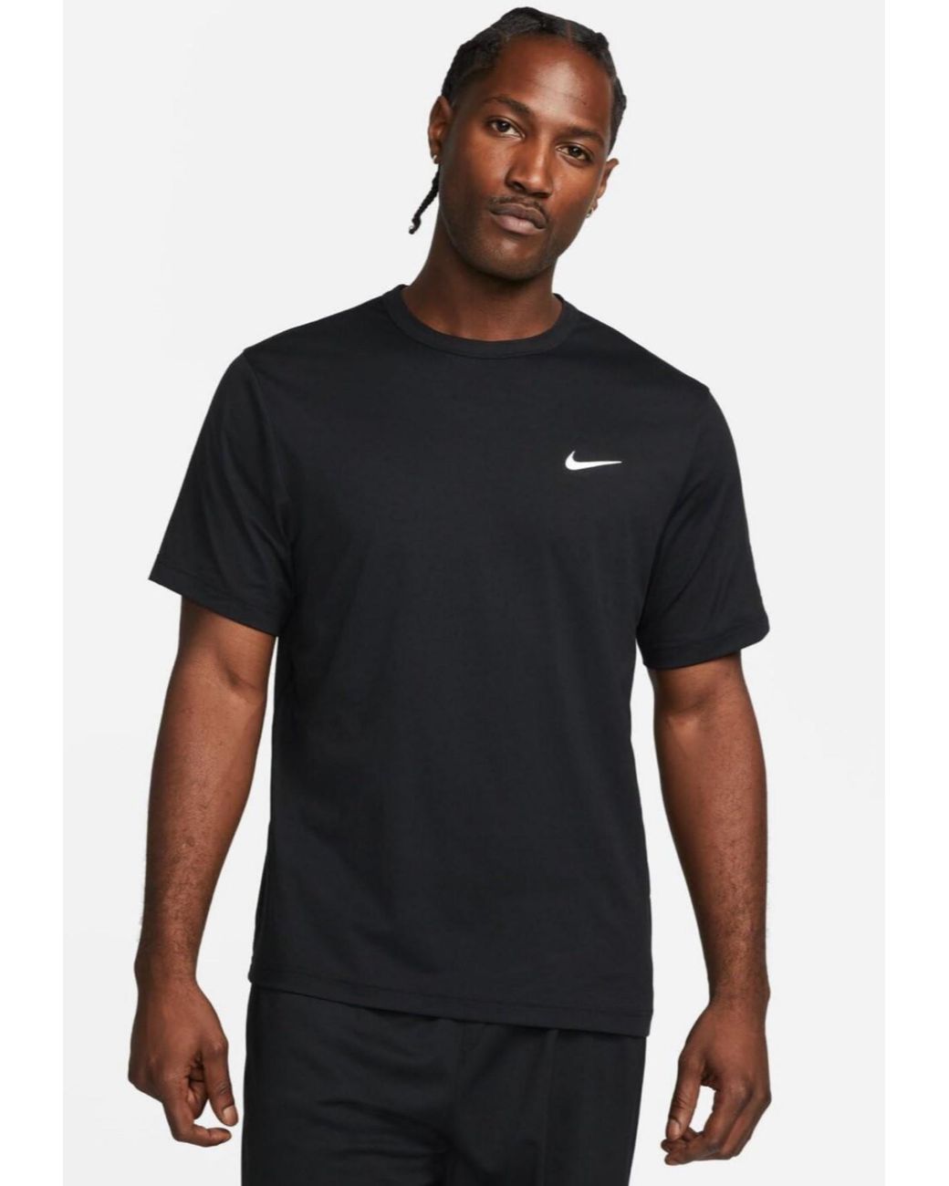 Nike Black Training Dri-Fit Hyverse Uv T-Shirt for men