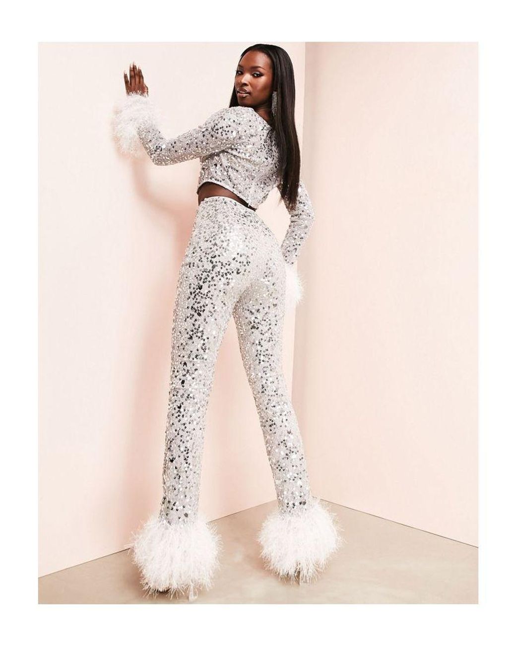 Sequin trouser cheap