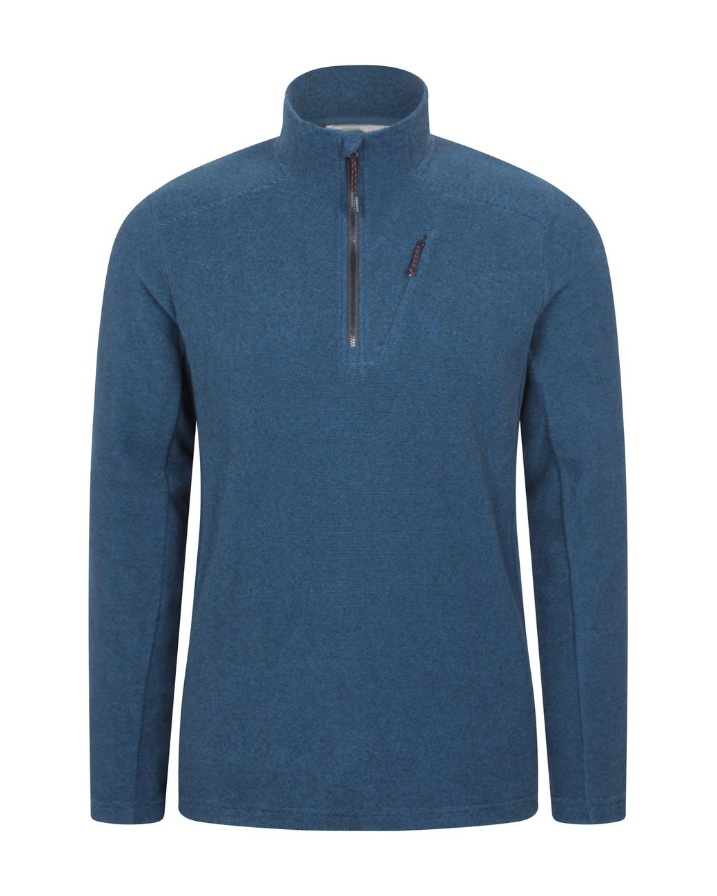 Mountain Warehouse Blue 'Ridge' Fleece Jacket Warm Cosy Half Zip Activewear for men