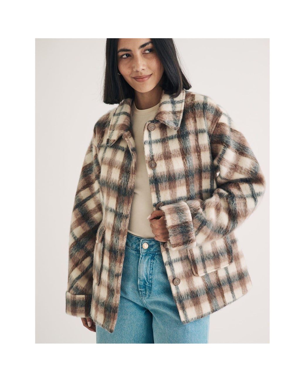 Nobody's Child Brown Nobodys Pkt Detail Relaxed Fit Long Sleeve Shirt