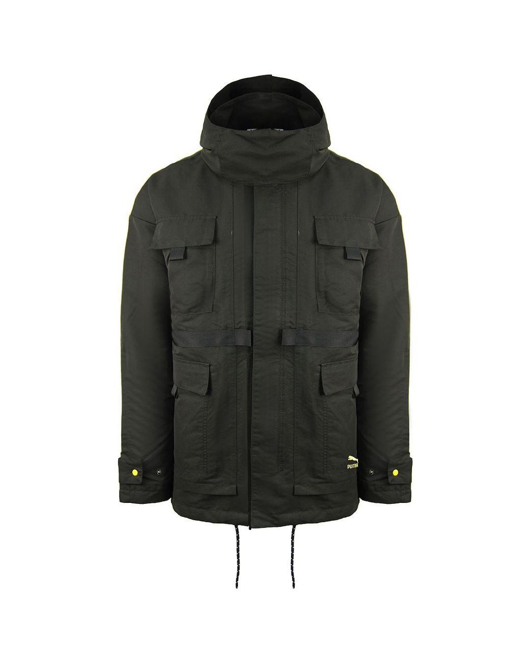 PUMA Black X Central Saint Martins Mid Length Hooded Jacket 598583 01 for men