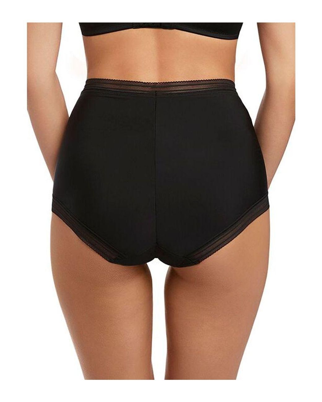 Fantasie Black Fusion High Waist Brief
