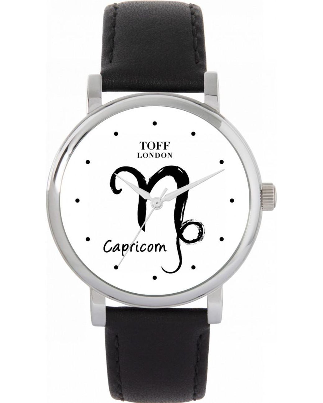 Toff London Black Tlws-35801 Ladies Capricorn Watch