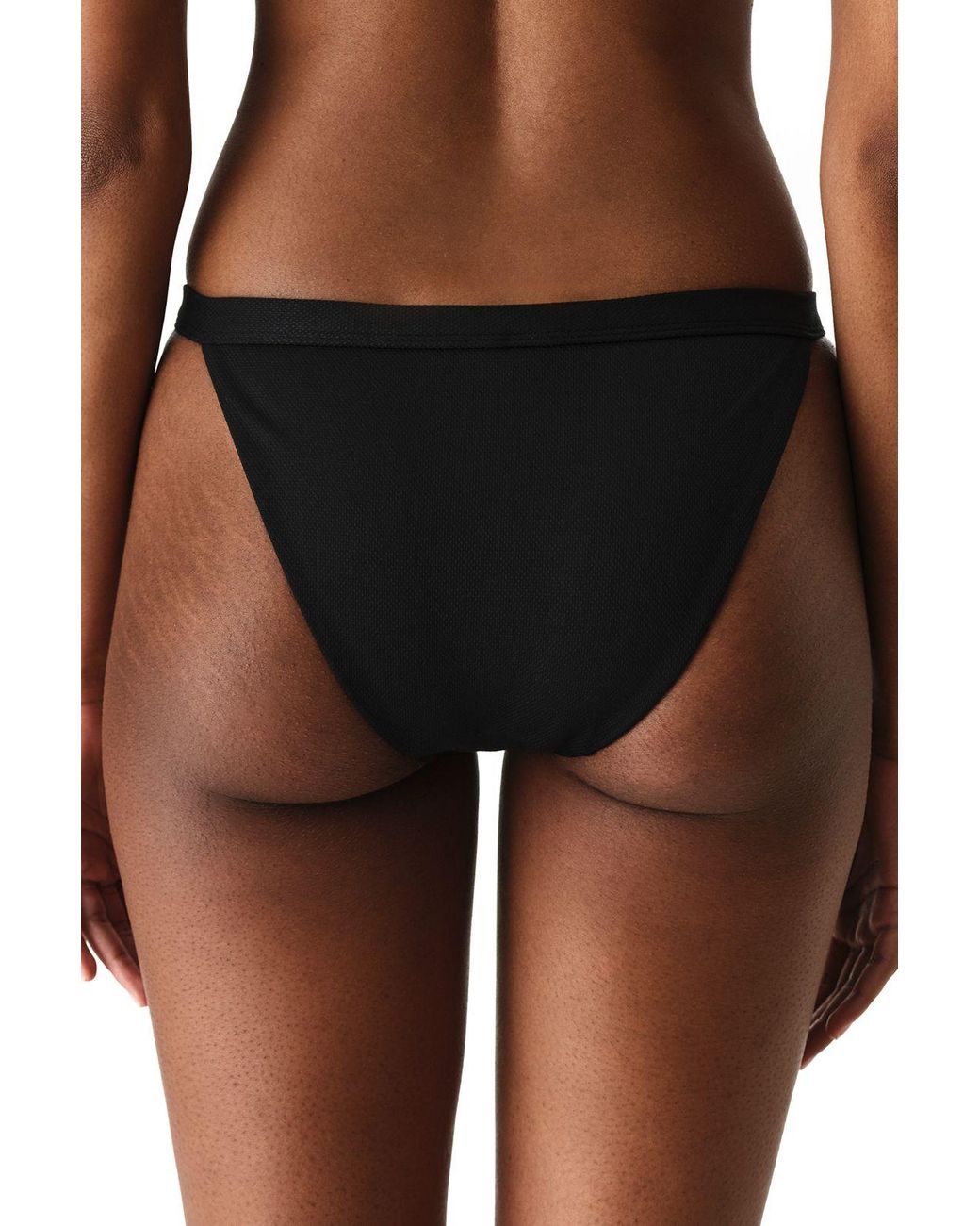 Penti Brown Montana Side Textured Low Waist Bikini Bottom