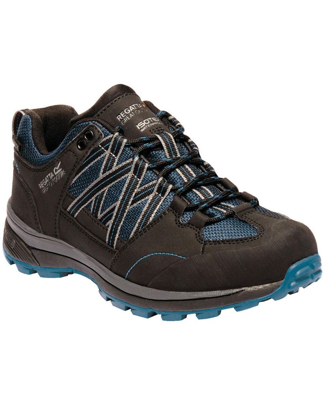 Regatta Black Ladies Samaris Low Waterproof Seam Sealed Walking Shoes