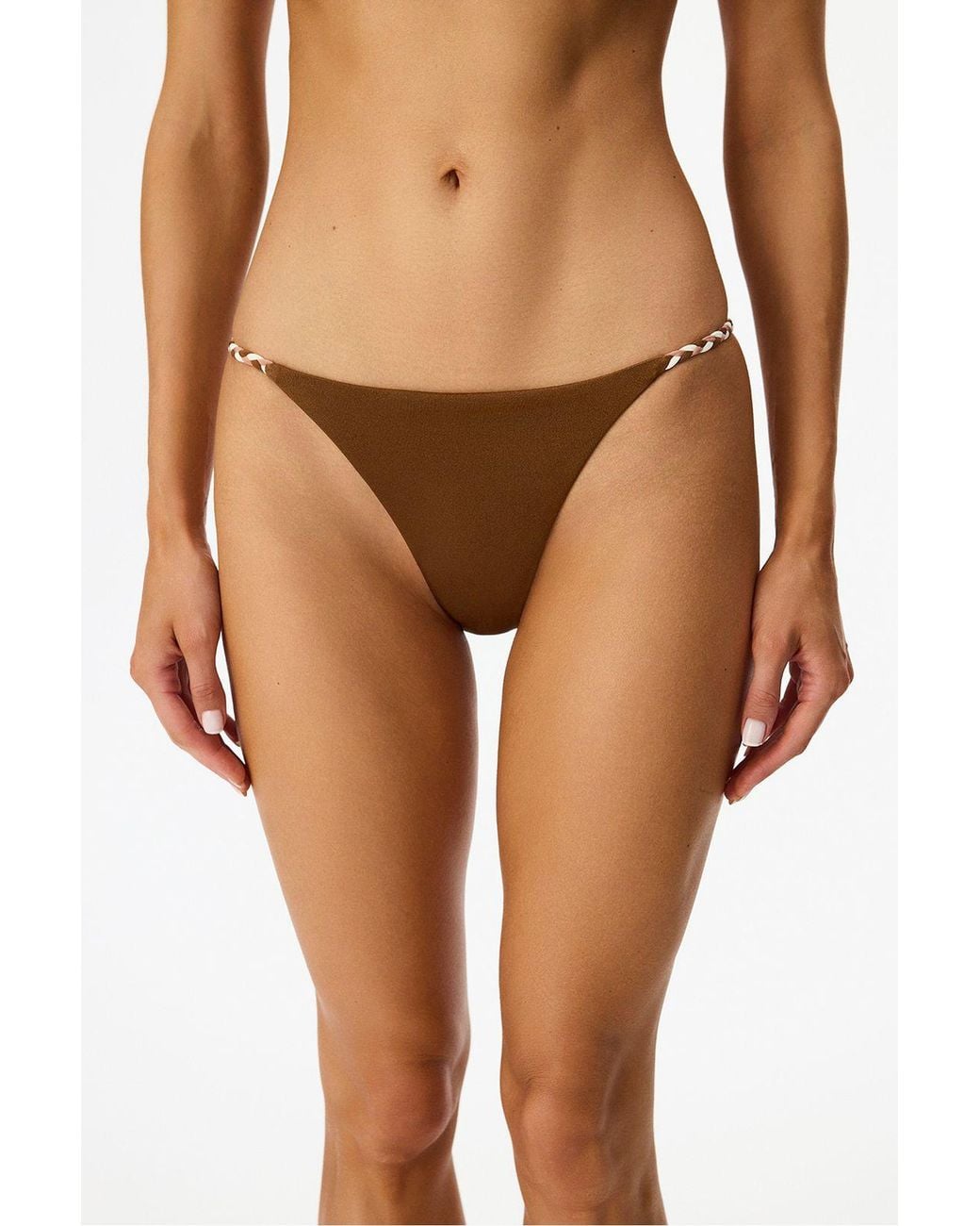 Penti Brown Milos Side Mid Waist Bikini Bottom