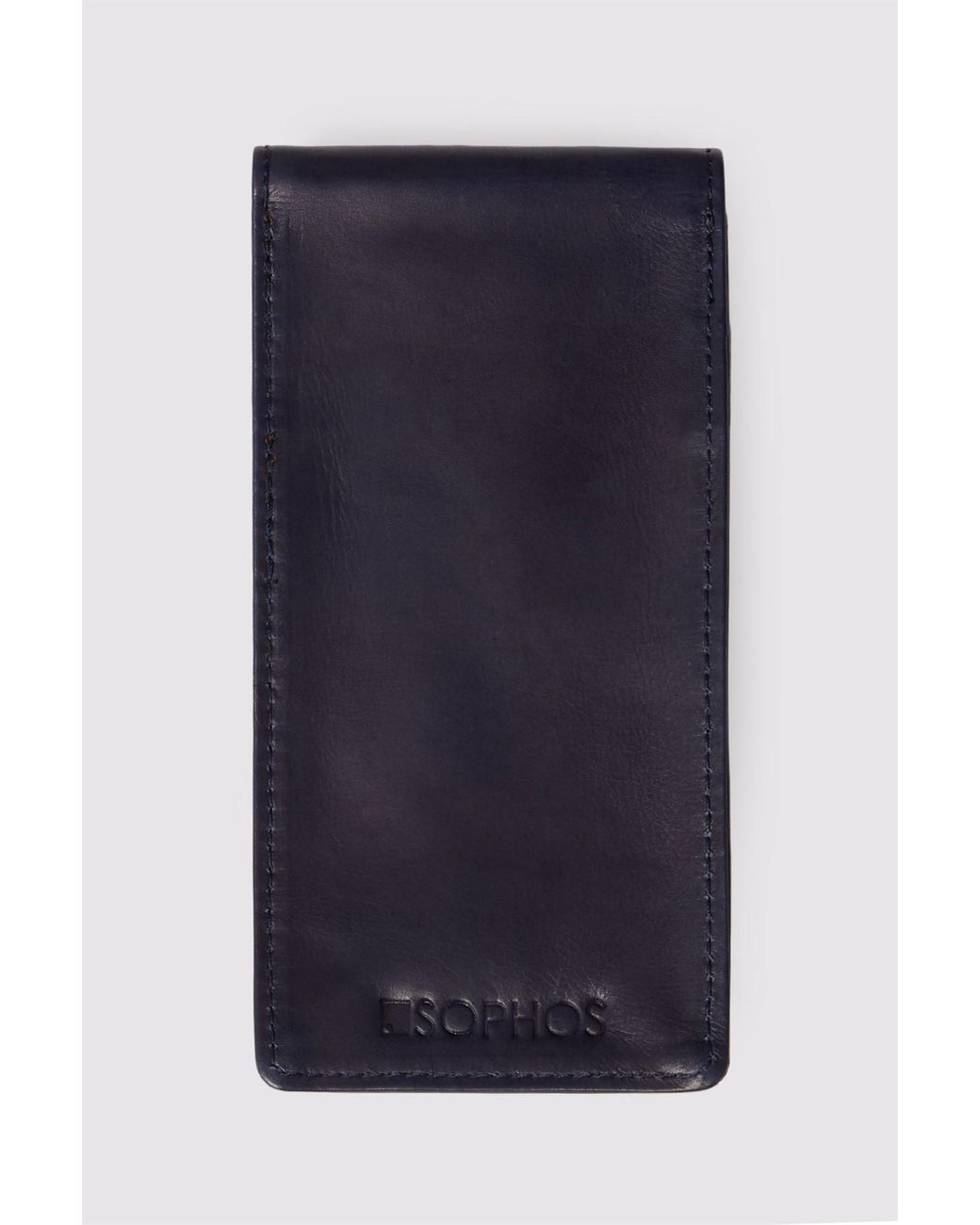 Limehaus Blue Leather Glass Case for men