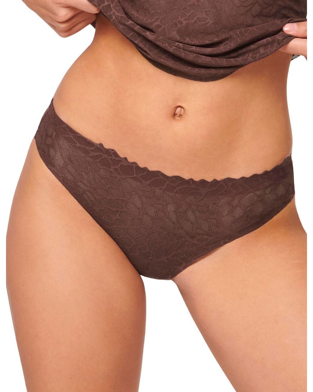 Sloggi Black Zero Feel Lace Brazilian Briefs