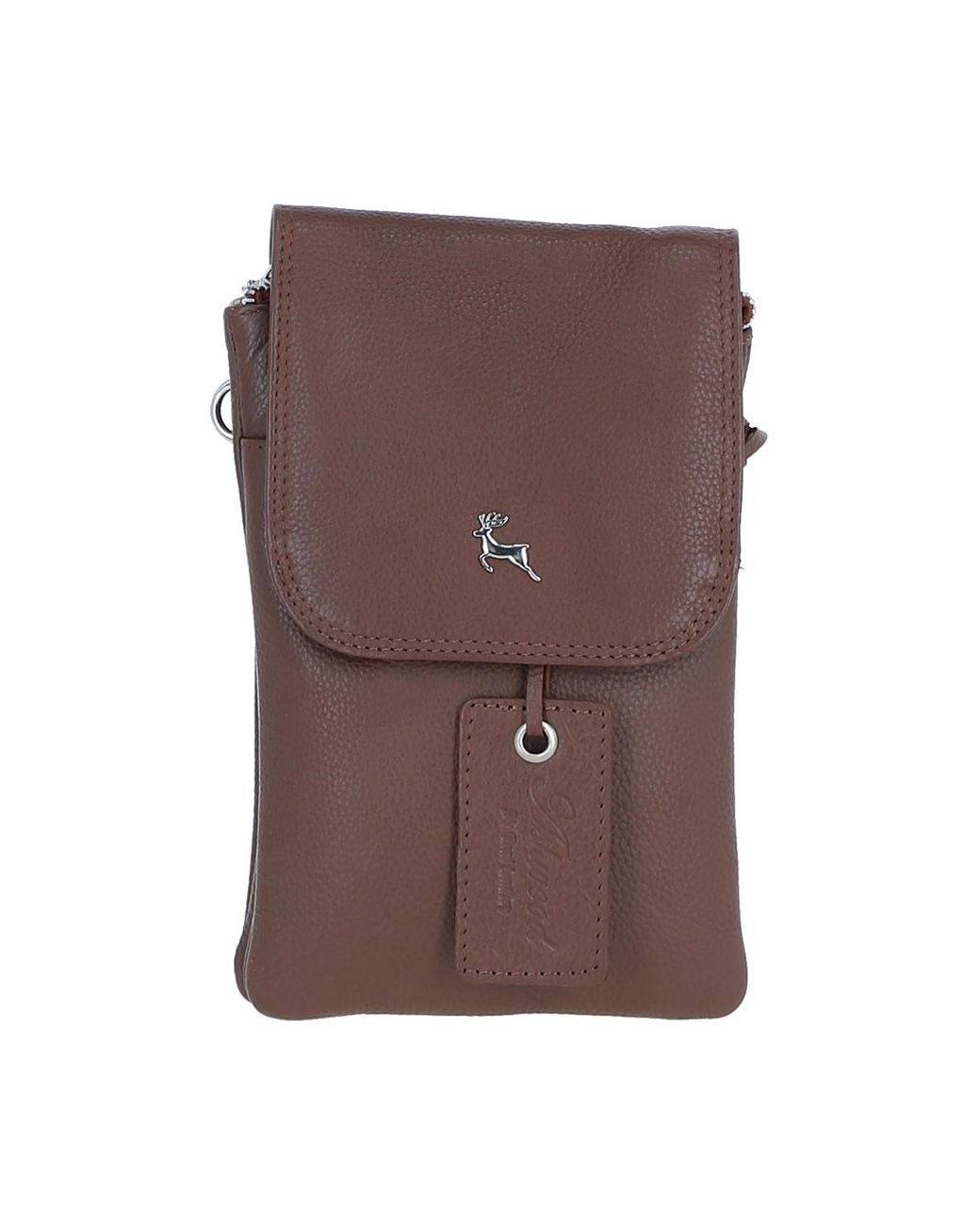 Ashwood Leather Brown 'York' Real Smartphone Crossbody Bag