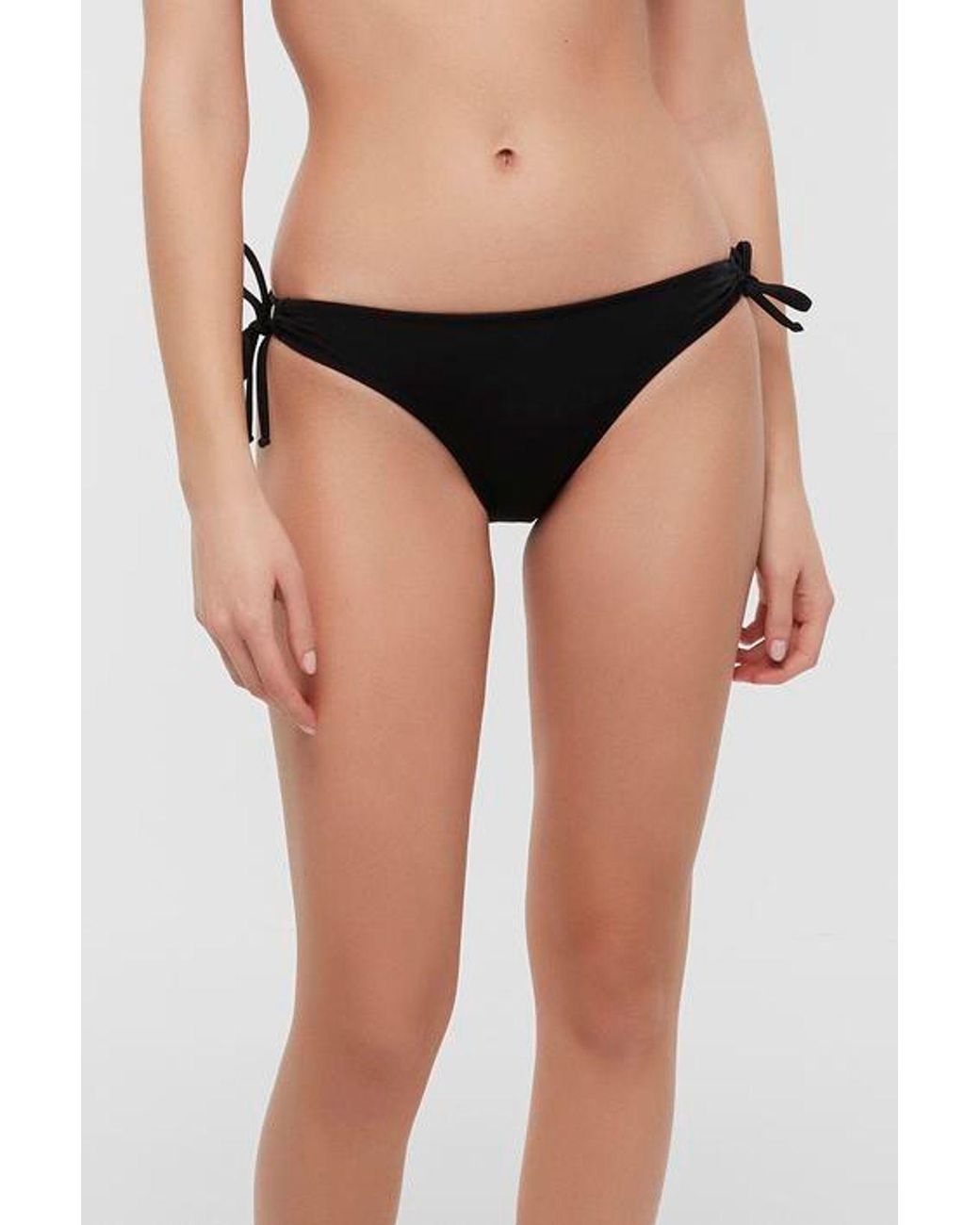 Penti Black Low-Waist Solid Jersey Bikini Bottoms