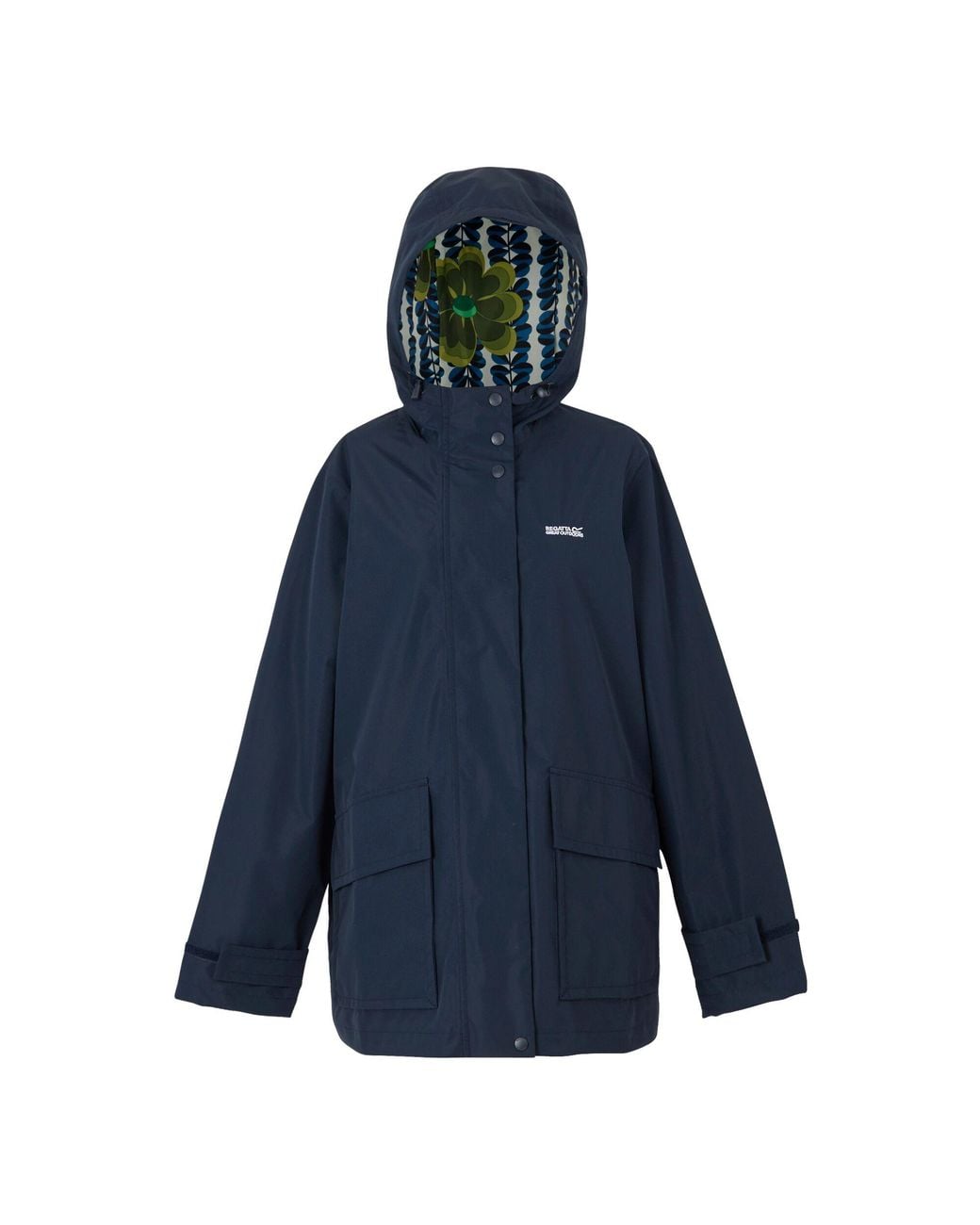 Regatta Blue Ladies Orla Kiely Lotus Waterproof Jacket