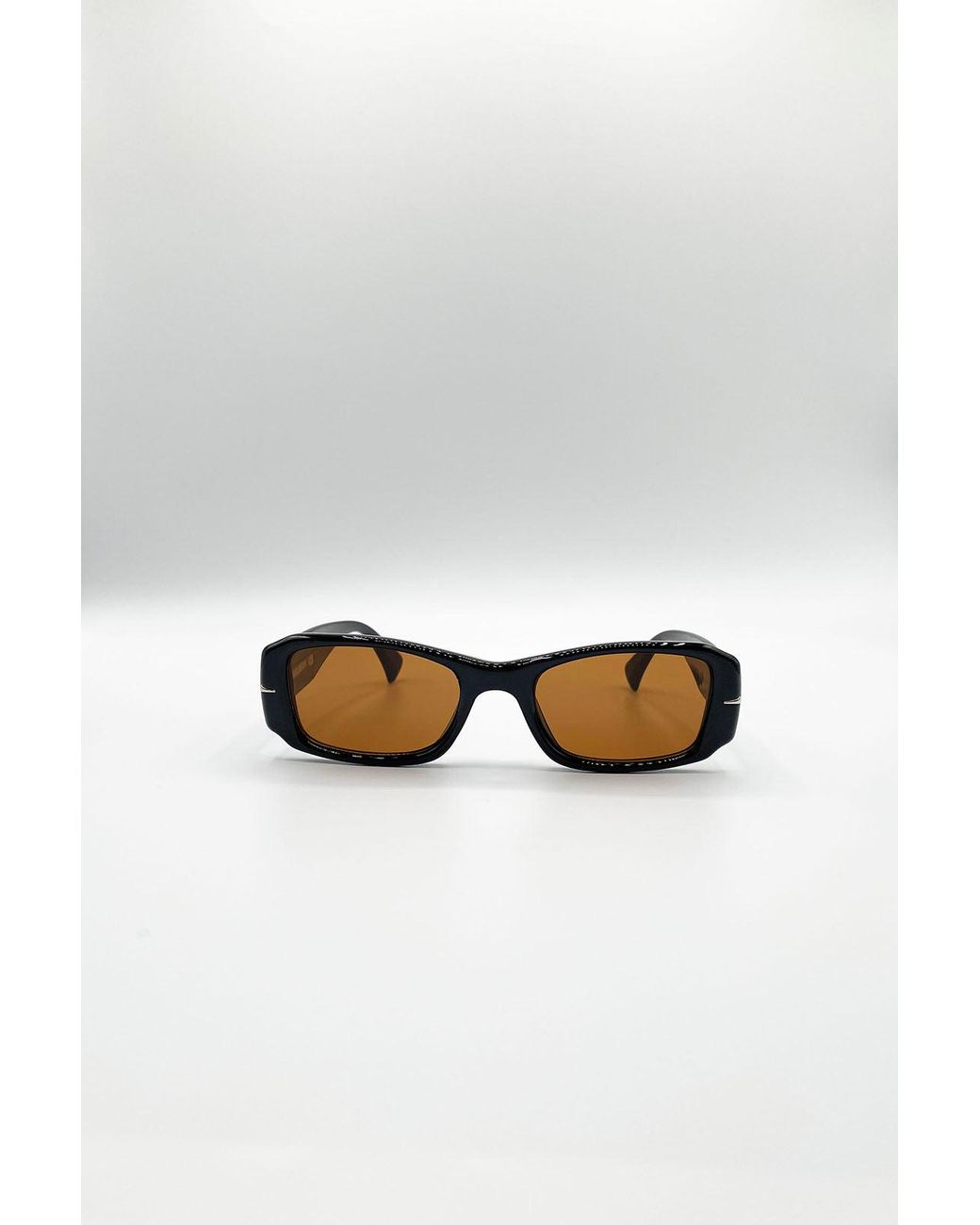 SVNX White Bold Retangle Sunglasses