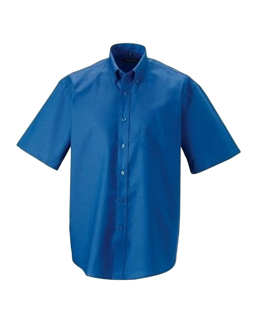 Russell Blue Collection Short Sleeve Easy Care Oxford Shirt (Oxford) for men