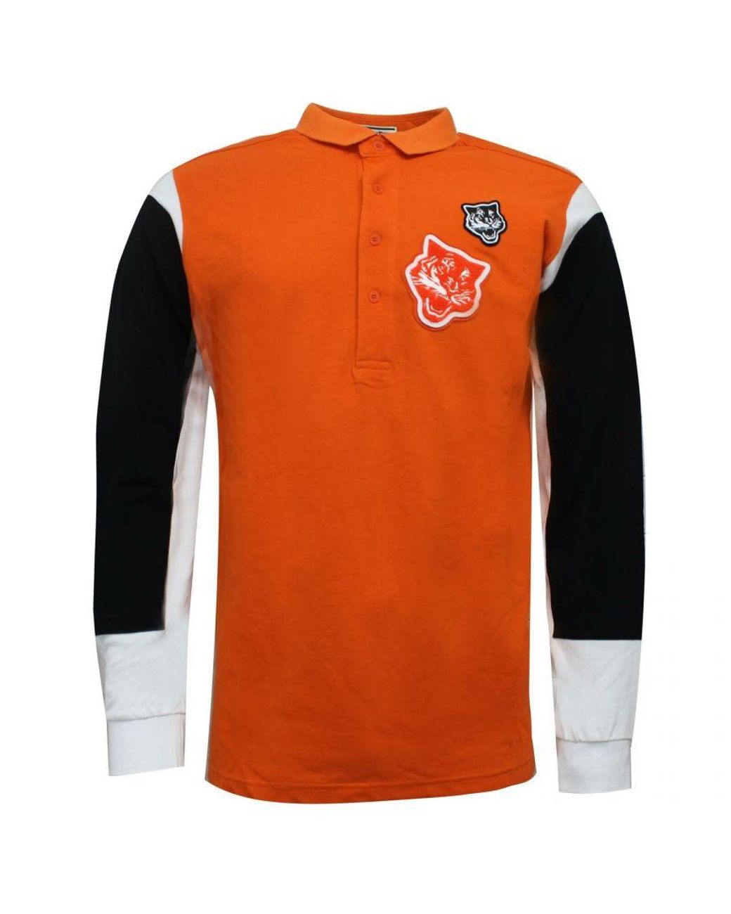 Asics Onitsuka Tiger Long Sleeve Polo Shirt T-shirt in Orange for Men |  Lyst UK