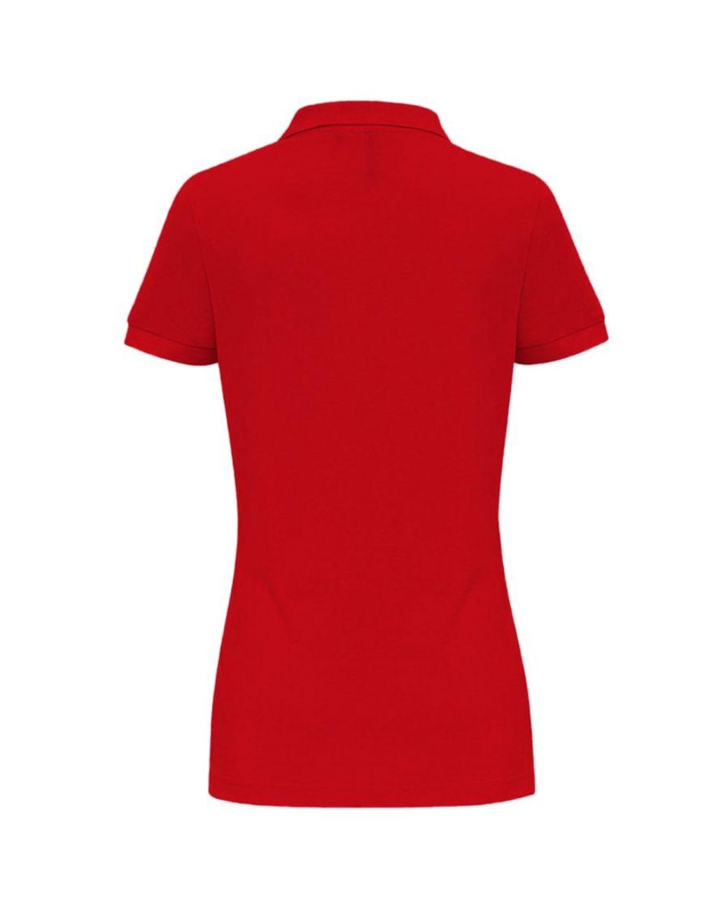 Asquith & Fox Red Ladies Plain Short Sleeve Polo Shirt