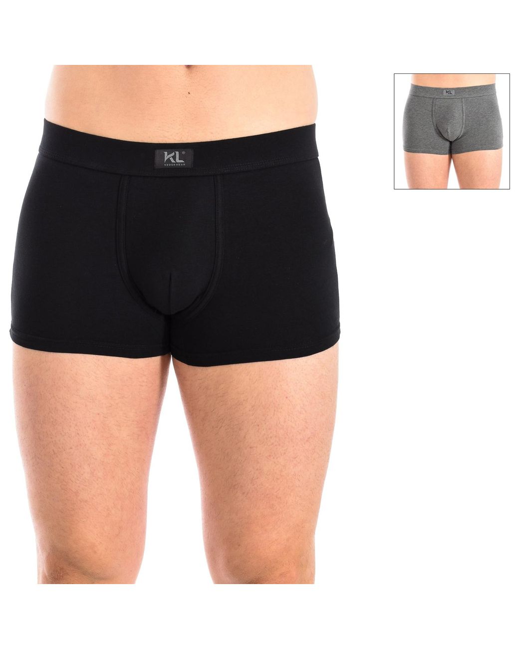 Kisses&Love Black Pack-2 Basic Boxers Kl2013 for men